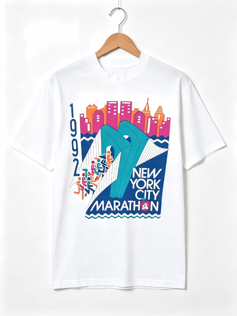 NYC Marathon Graphics Womens Mens T-shirt Unisex